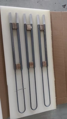 Molibdenowy dysylikat Elektryczny element grzewczy prosty U W typu Mosi2 Grzejnik do pieca