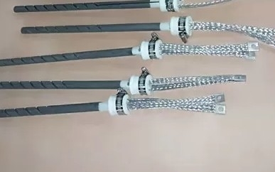 1625°C Podwójny spiralny element grzewczy typu SGR Sic dla różnych pieców
