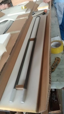Molibdenowy dysylikat Elektryczny element grzewczy prosty U W typu Mosi2 Grzejnik do pieca