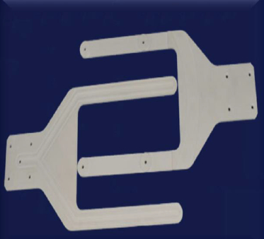 Precyzyjne ramię obróbki płytki ceramicznej tlenek aluminium