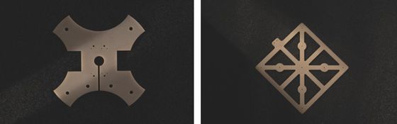 Części z azotku glinu i węglika krzemu