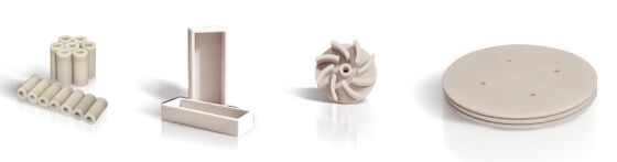 Elementy konstrukcyjne azotku glinu