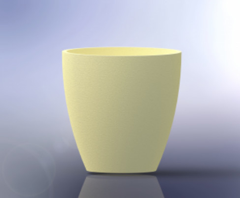 Tygle z tlenku glinu o wysokiej czystości do topienia metali, obróbka cieplna proszków ceramicznych