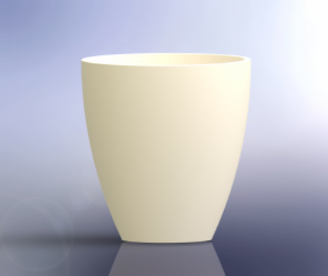 Zirconia Hartowane tygle ZTA z tlenku glinu do spiekania uzupełnień dentystycznych z tlenku cyrkonu