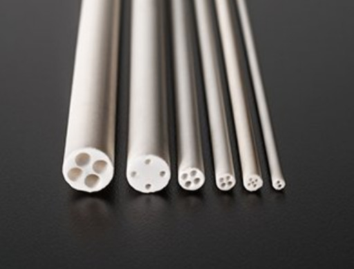 Al2O3 Multi Bore Alumina Tubes odporne na zużycie w kolorze białym